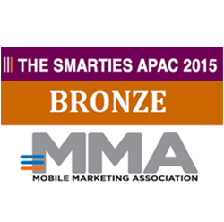 Bronze medal (together with Mindshare) of the MMA Smarties competition 2014 